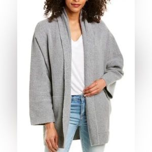 Vince Shawl Collar Open Textured Cardigan